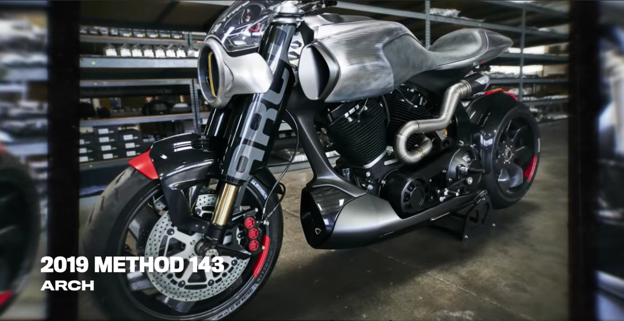 chiếc xe moto 2019 METHOD 143 diễn viên Keanu Reeves