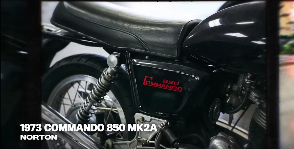 chiếc xe moto commando 850 mk2a diễn viên Keanu Reeves 