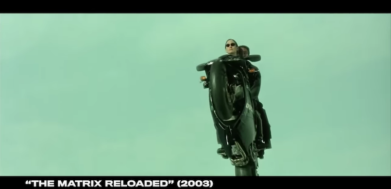 diễn viên Keanu Reeves và chiếc xe 998 matrix reloaded edition 2