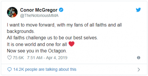 võ sỹ conor mcgregor-tweet của conor mcgregor