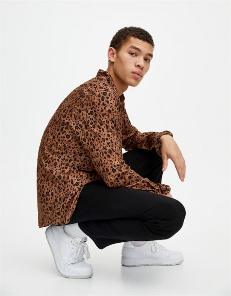 Áo Sơ Mi Nam Polys Fullbox Chính Hãng Lụa Vân Chéo Thoáng Mát Không Nhăn Áo  Sơ Mi Tay Ngắn Họa Tiết Da Báo Leo Shirt   Hazomicom  Mua Sắm