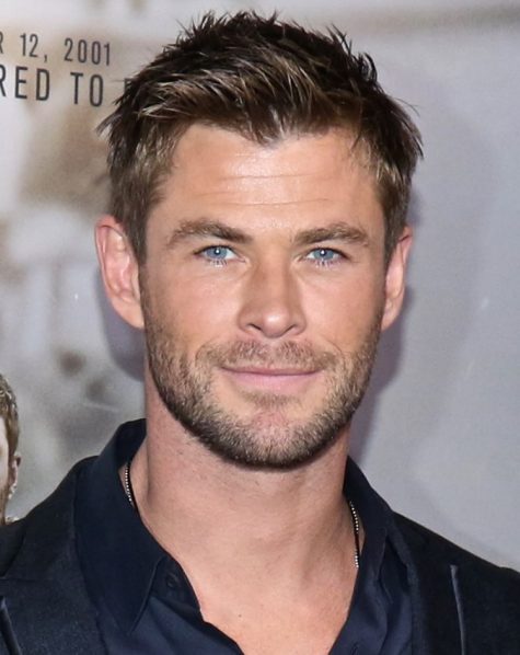 diễn viên chris hemsworth - kiểu tóc rối