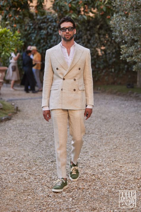 pitti uomo 96 - quÃ½ Ã´ng máº·c suit beige