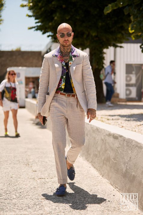 pitti uomo 96 - quý ông phối lớp với suit