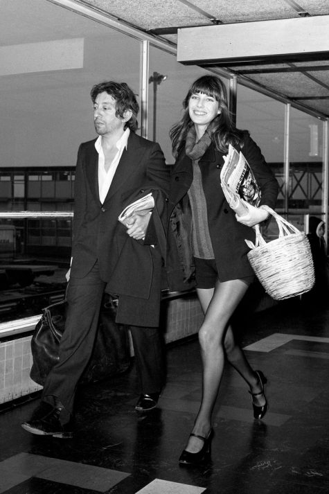 phong cách thời trang sân bay của Jane Birkin và Serge Gainbourg 1971