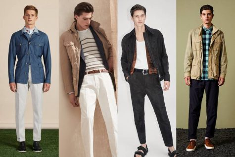 bài học phong cách thời trang tại Pitti Uomo ss20 áo khoác safari