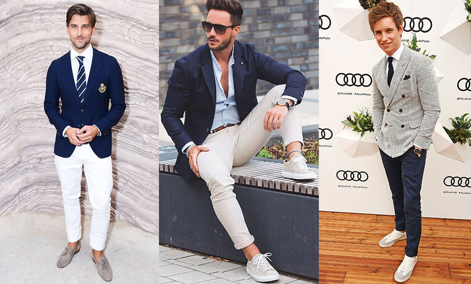 áo blazer nam-các chàng trai mặc áo suit jacket cùng quần chinos