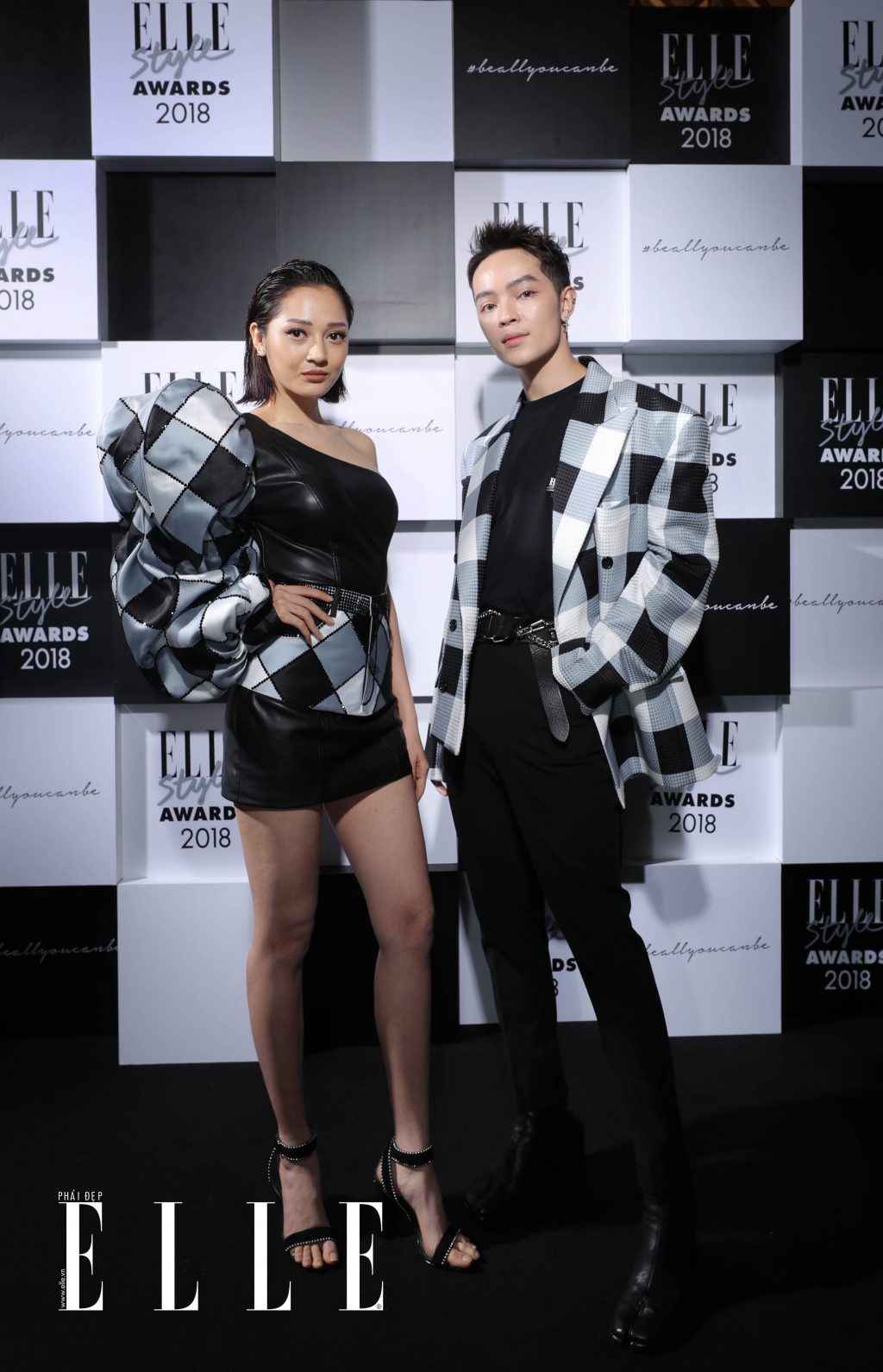 ngôi sao tại ELLE Style Award VN 2018 Bảo Anh và stylist Kelbin Lei