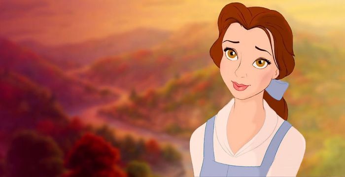 công chúa Disney belle bản hoạt hình