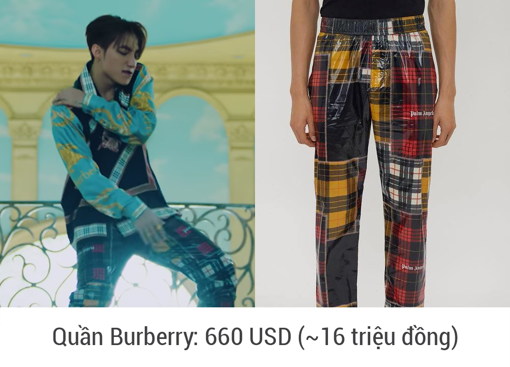 sơn tùng hãy trao cho anh quần dài burberry