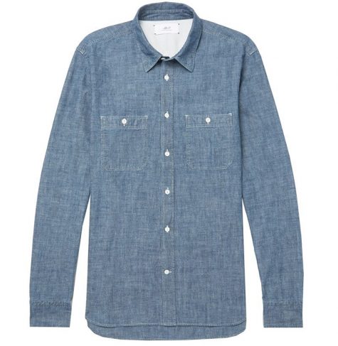 áo denim nam-Mr P. Selvedge Shirt