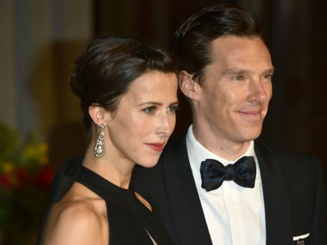 Benedict và vợ Sophie Hunter. Ảnh: Celebshow