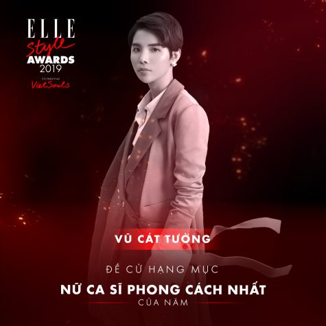 elle style awards 2019 - nữ ca sĩ Vũ Cát Tường