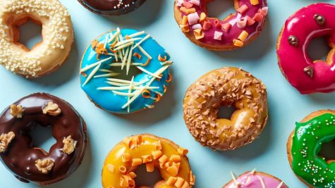 không ăn đường-doughnut flatlay