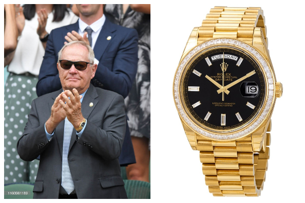 mẫu đồng hồ nam-Jack Nicklaus rolex day date black dial