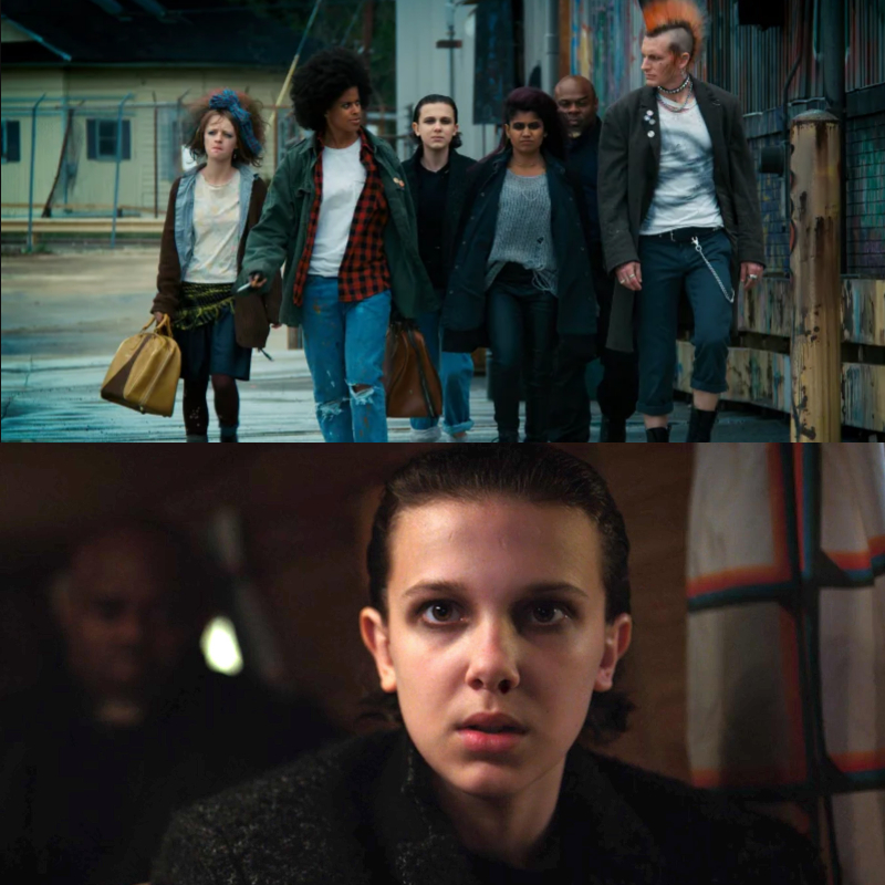 thời trang phim stranger things phong cách punk