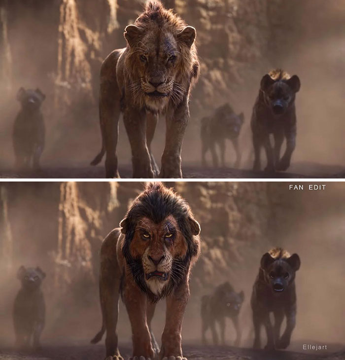 vua sư tử-tạo hình lion king remake