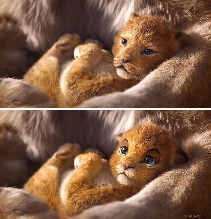 vua sư tử-tạo hình lion king remake