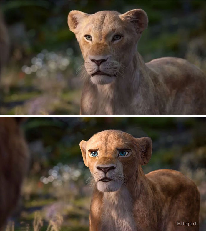 vua sư tử-tạo hình lion king remake