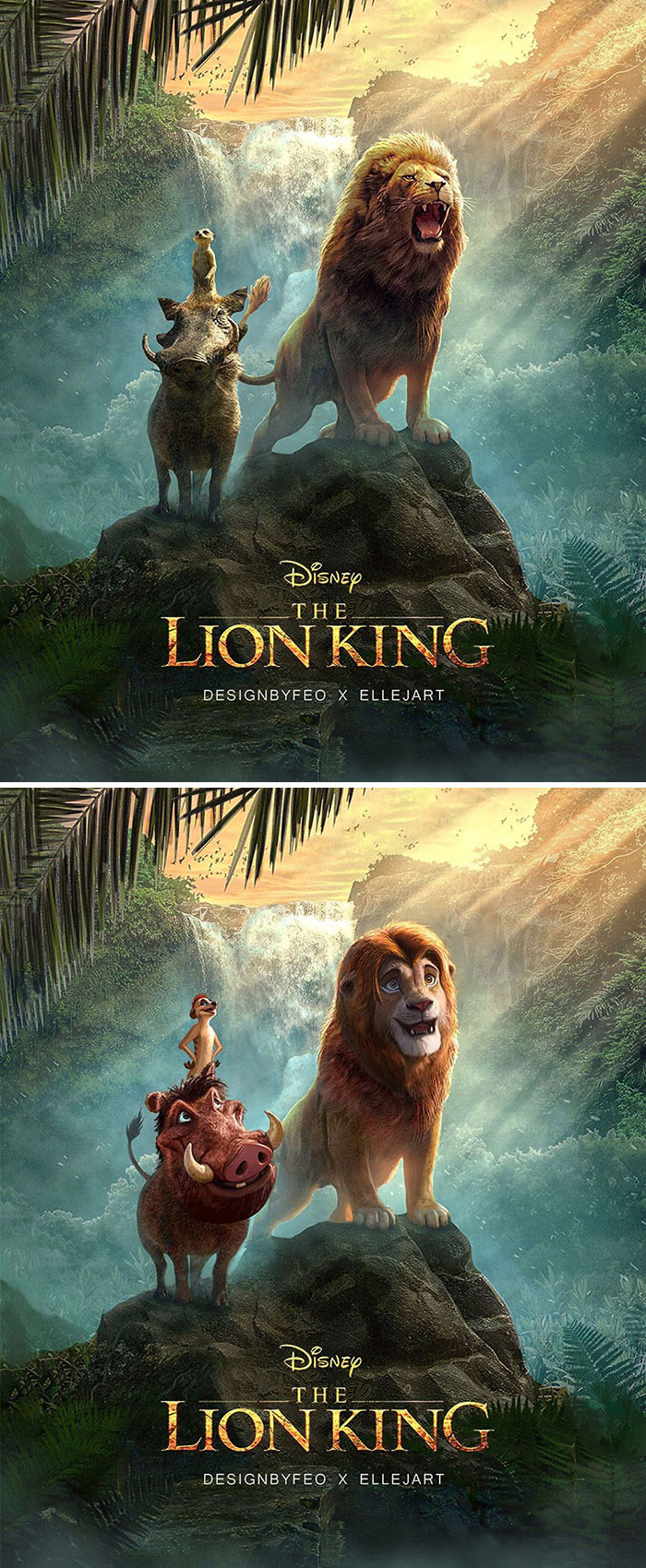 vua sư tử-tạo hình lion king remake