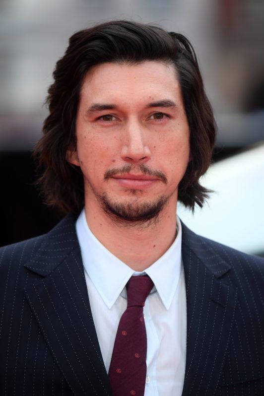 mái tóc dài elle man adam driver