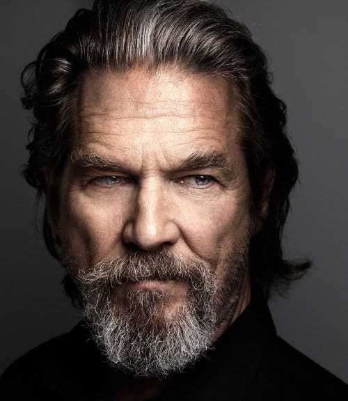 mái tóc dài elle man Jeff Bridges