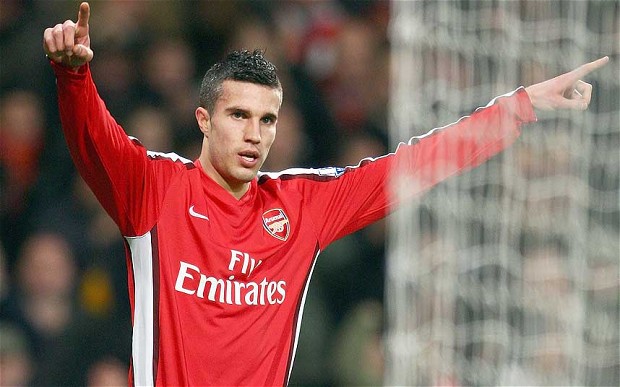 Robin Van Persie khoác áo Arsenal