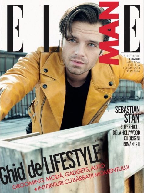 Diễn viên Sebastian Stan trên bìa tạp chí ELLE Man Romania