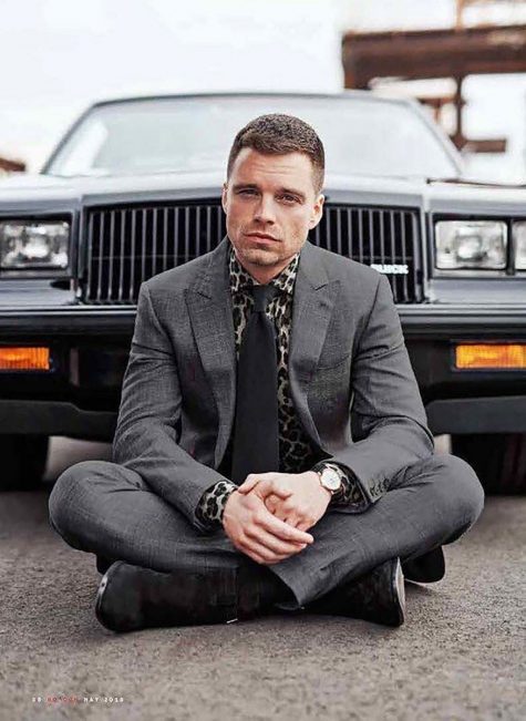 Sebastian Stan trên bìa tạp chí GQ