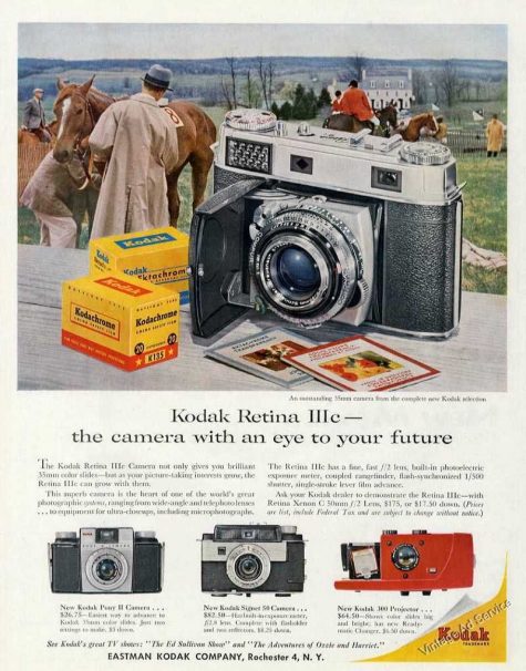 Huyền thoại Kodak Retina được quảng cáo như chiếc máy ảnh của tương lai
