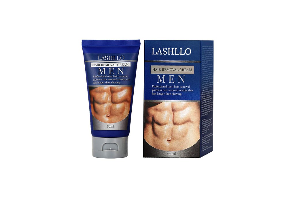 lông lưng elle man Lashllo body hair removal cream