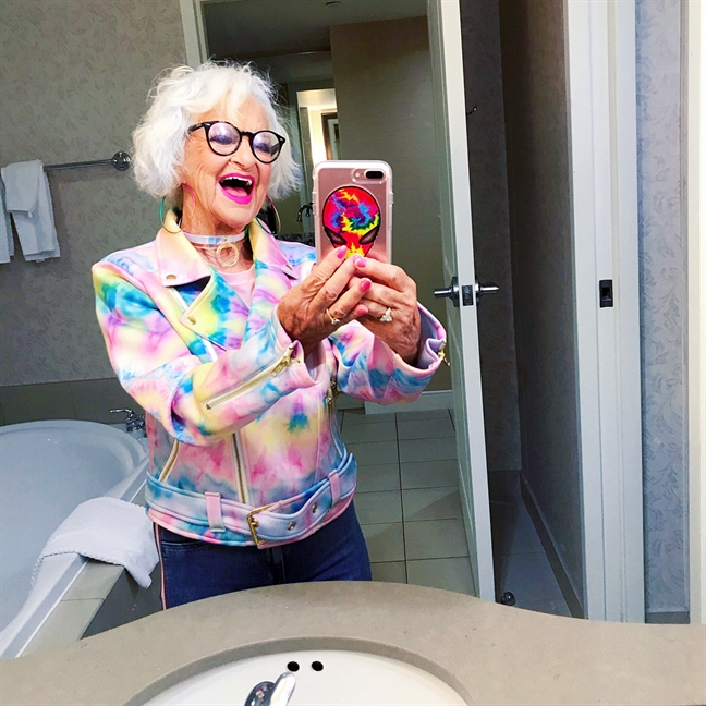 biểu tượng thời trang 91 tuổi Baddiewinkle 