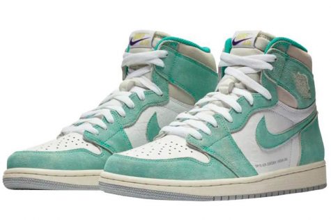 Giày Snekaer ELLE Man Air Jordan 1 'Turbo Green'