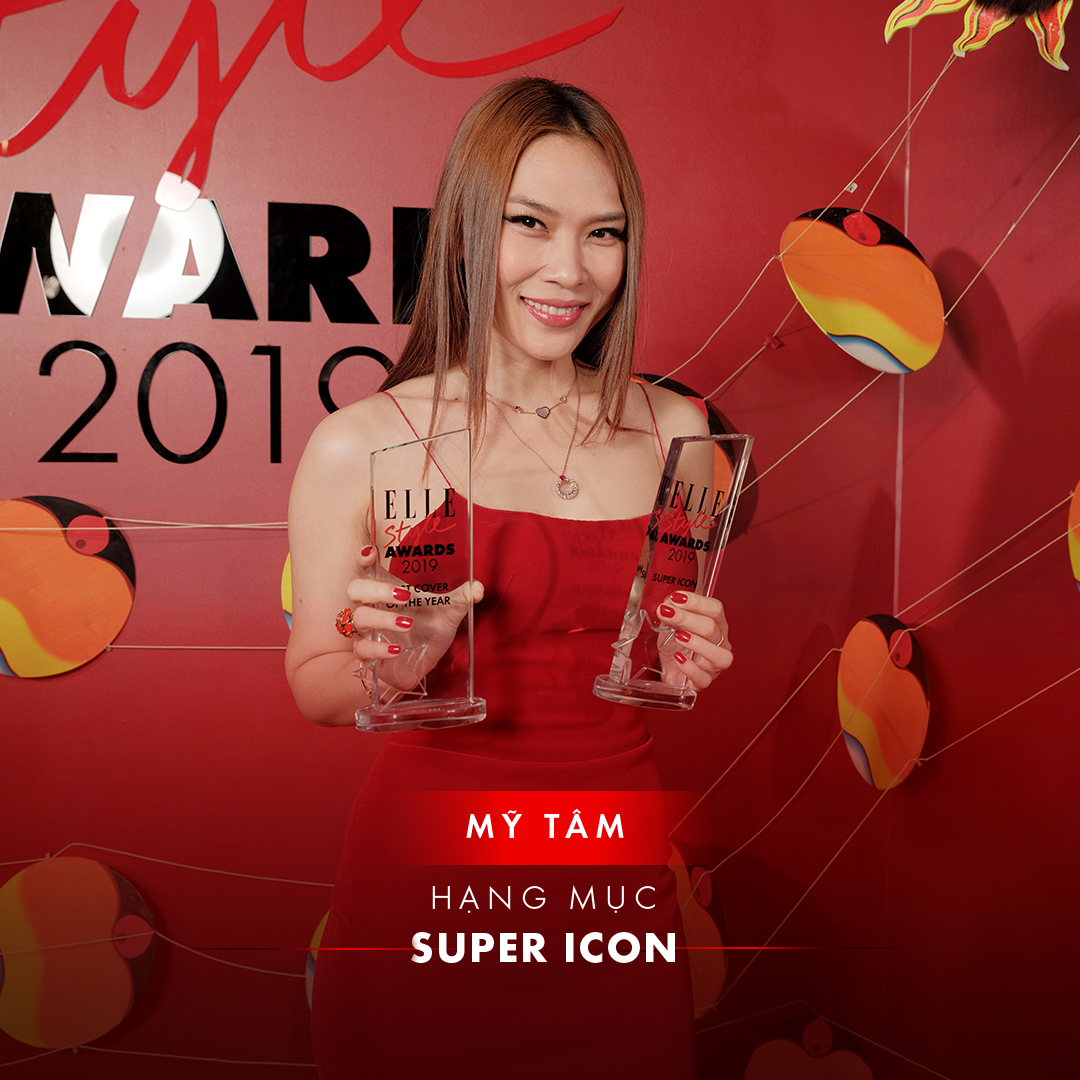 elle style awards 2019 super icon mỹ tâm