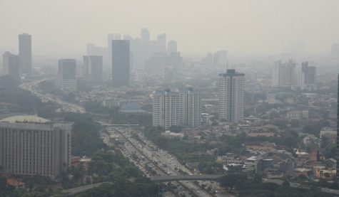 Thủ đô hiện tại của Indonesia, Jakarta, bị ô nhiễm. Ảnh: Reuters