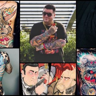 Davee Blows: Nghệ sĩ Tattoo kết hợp nghệ thuật hình xăm với Manga và Graffiti