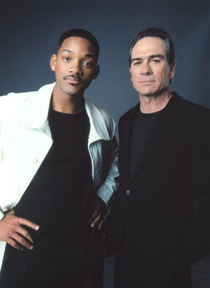 Tài tử Tommy Lee Jones và diễn viên Will Smith BTS Men In Black