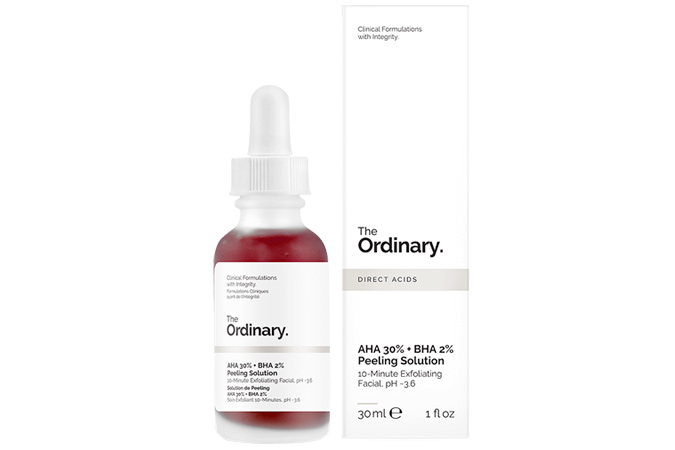 tẩy tế bào chết elle man the ordinary