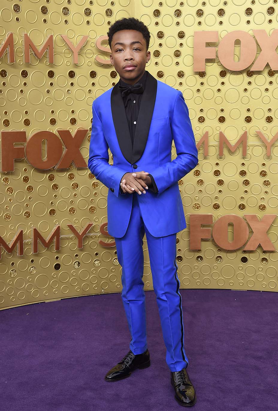 Asante Blackk trong trang phục của Zendaya tại lễ trao giải Emmy 2019