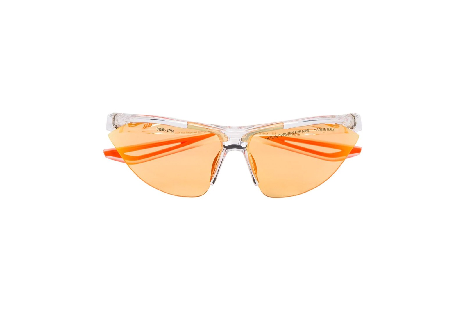 Kính Heron Preston x Nike transparent Tailwind sunglasses