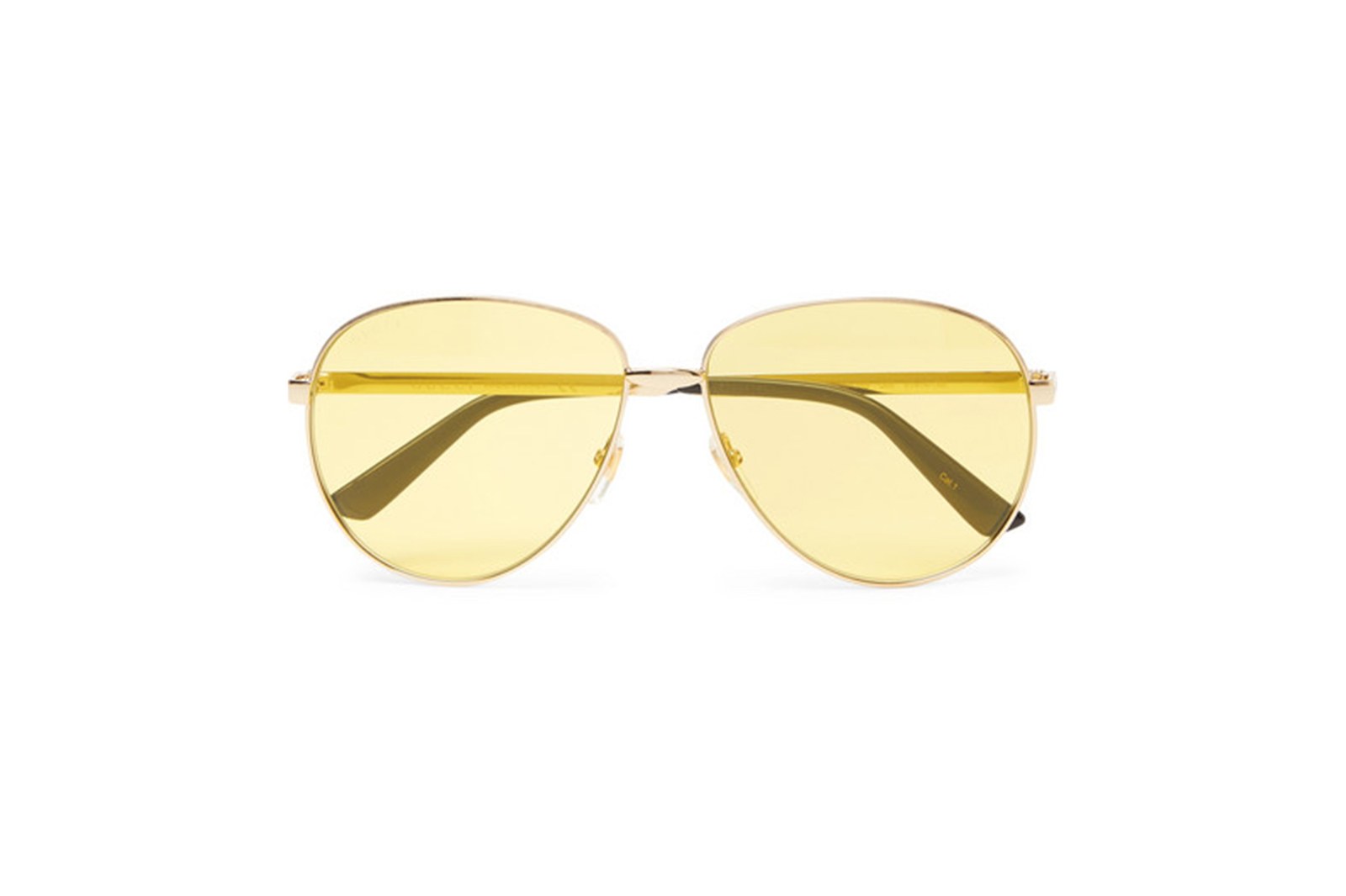 Kính Gucci aviator-style gold-tone sunglasses