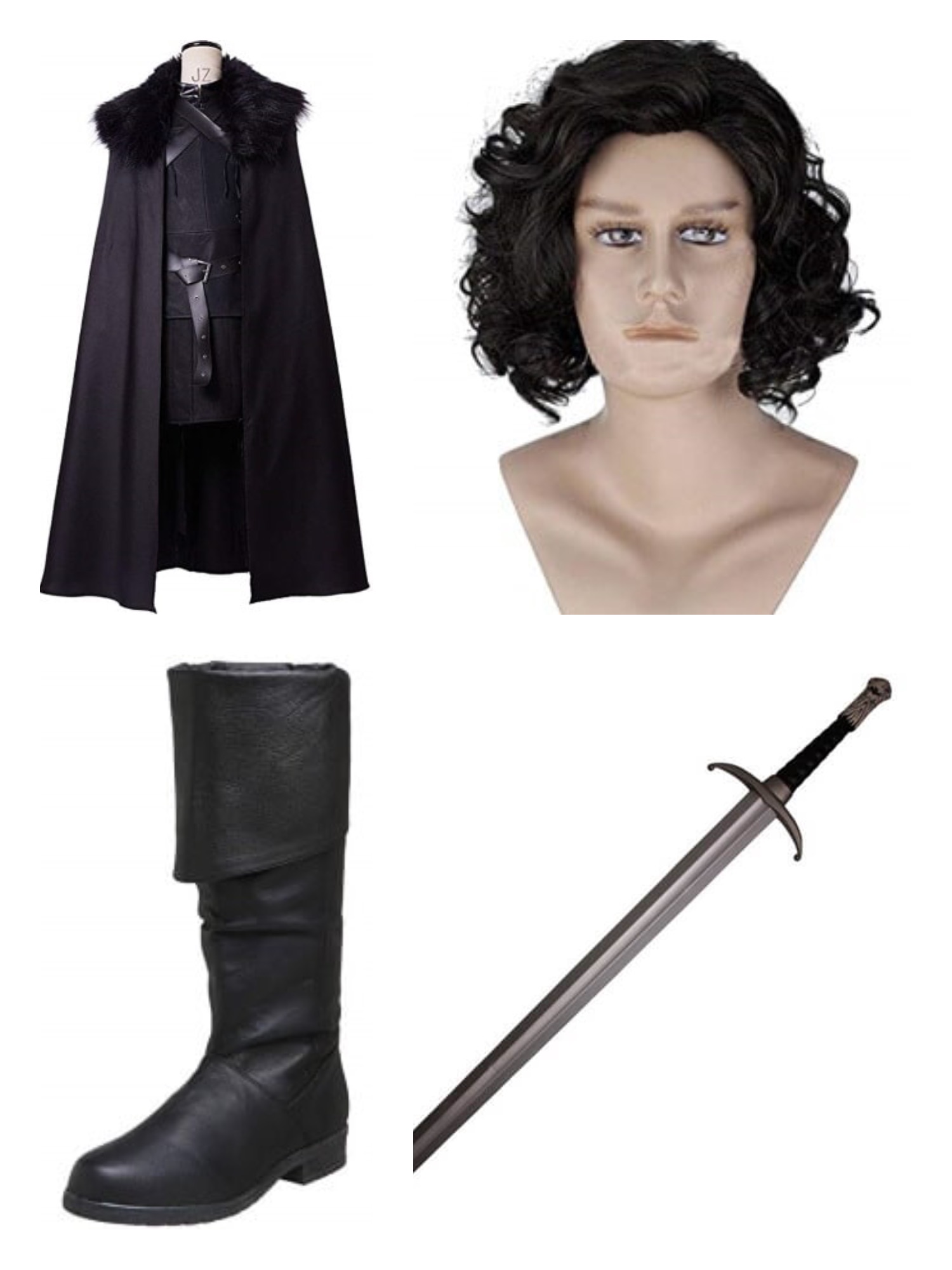 Những món đồ hoá trang halloween thành Jon Snow