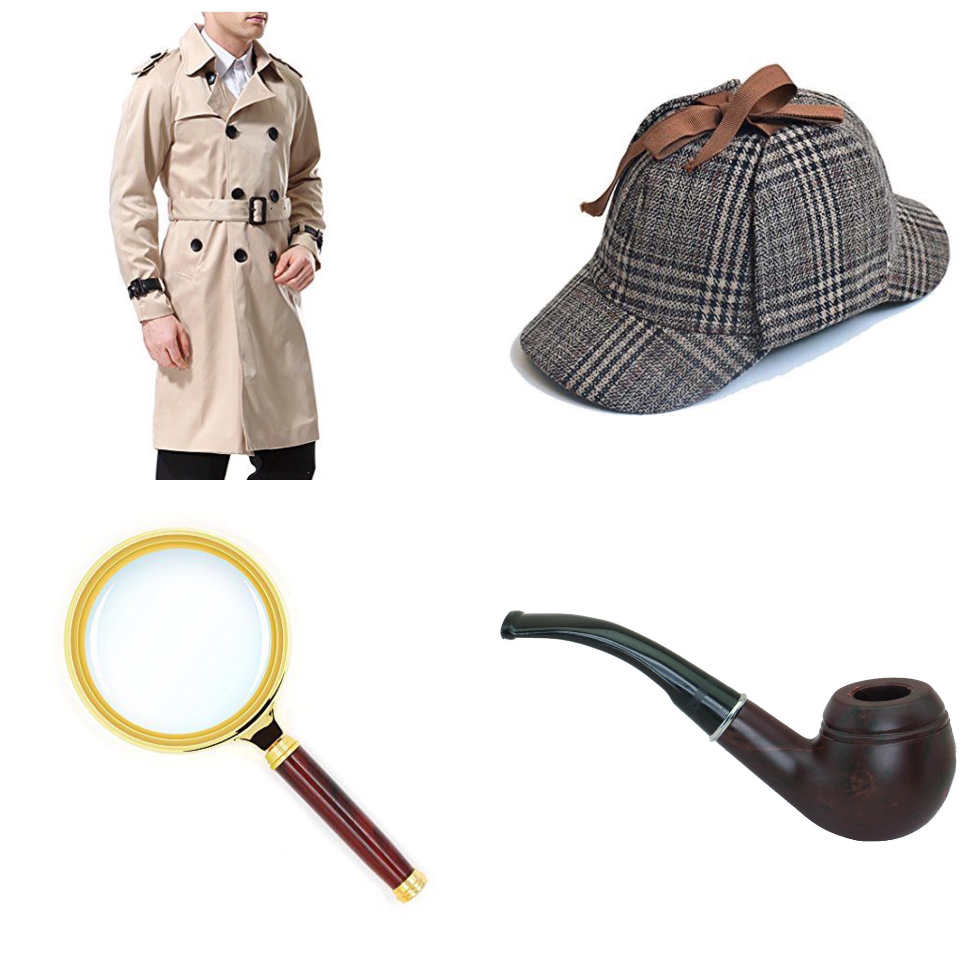 Các món đờ hoá trang Halloween thành Sherlock Holmes