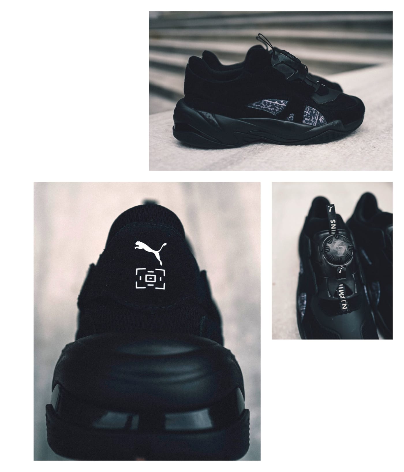 Giày thể thao collab LES BENJAMINS X PUMA, THUNDER DISC