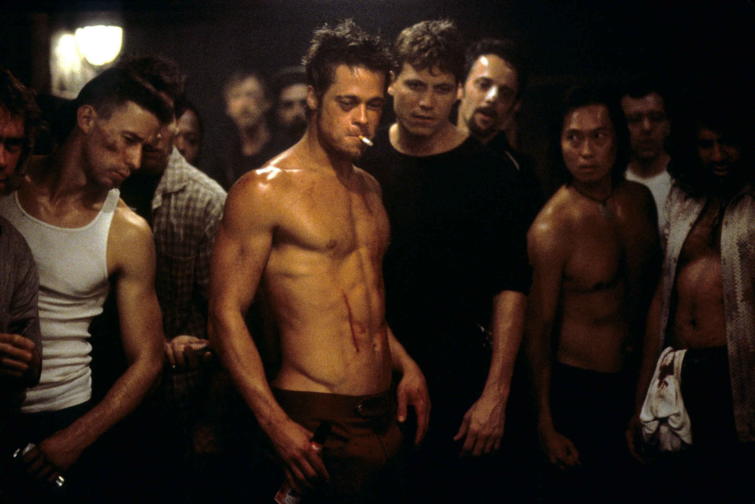 Brad Pitt trong bộ phim Fight Club