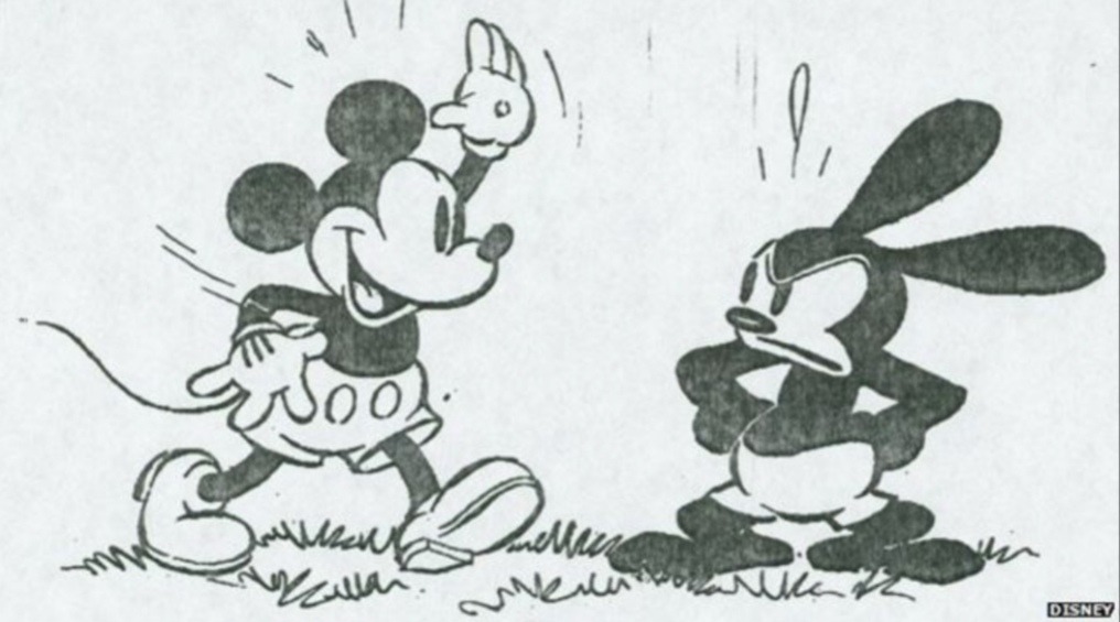 mickey mouse and oswald the rabbit