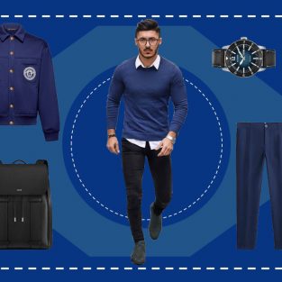 ELLE Man Style Calendar: Mở màn năm 2020 cùng trang phục sắc xanh cổ điển