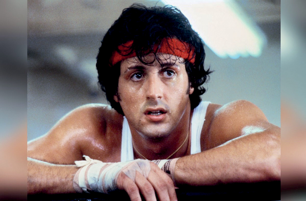 Sylvester Stallone với vai diễn để đời trong “Rocky”.