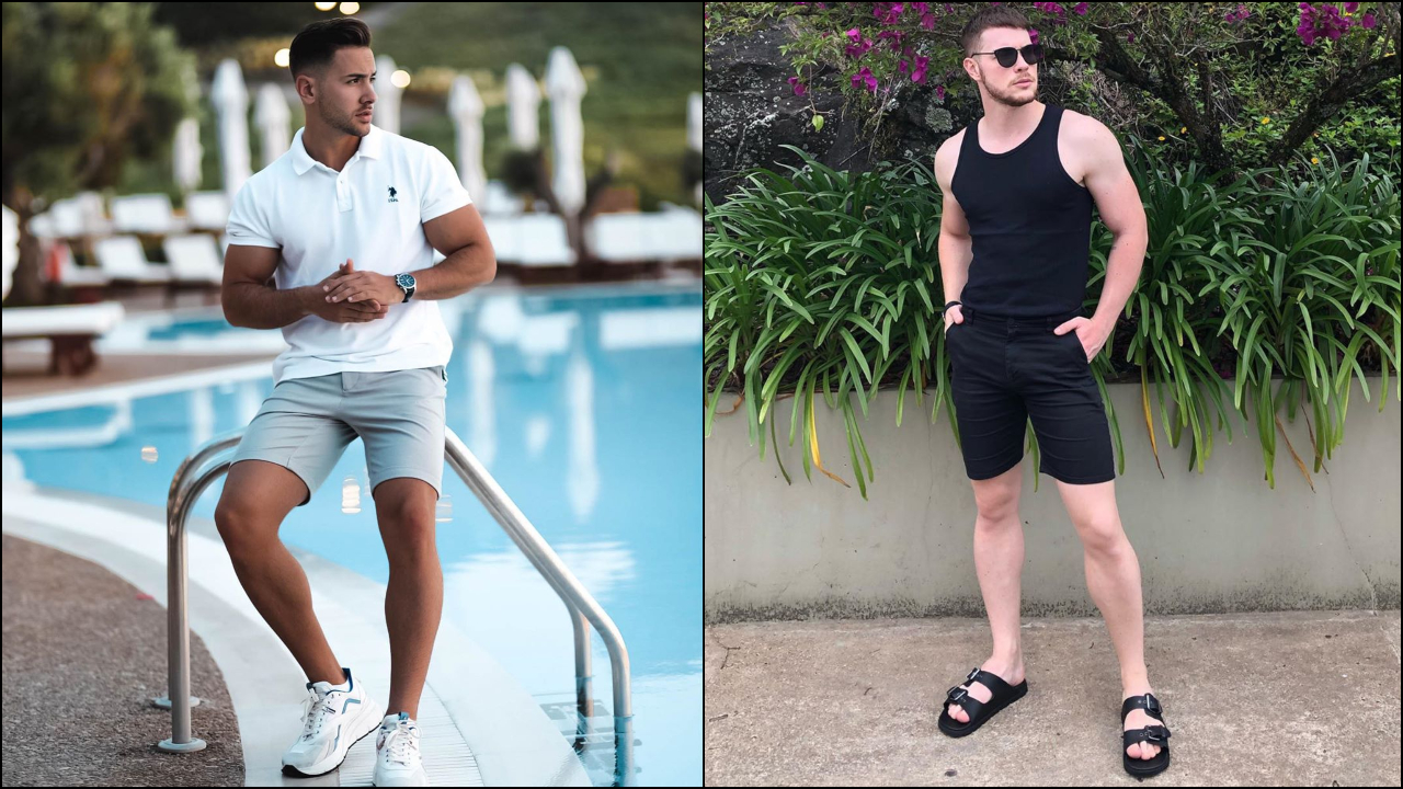 phối đồ với quần shorts nam - nemanja và marcelo