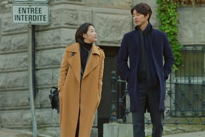 thời trang phim cặp đôi kim go eun & gong yoo